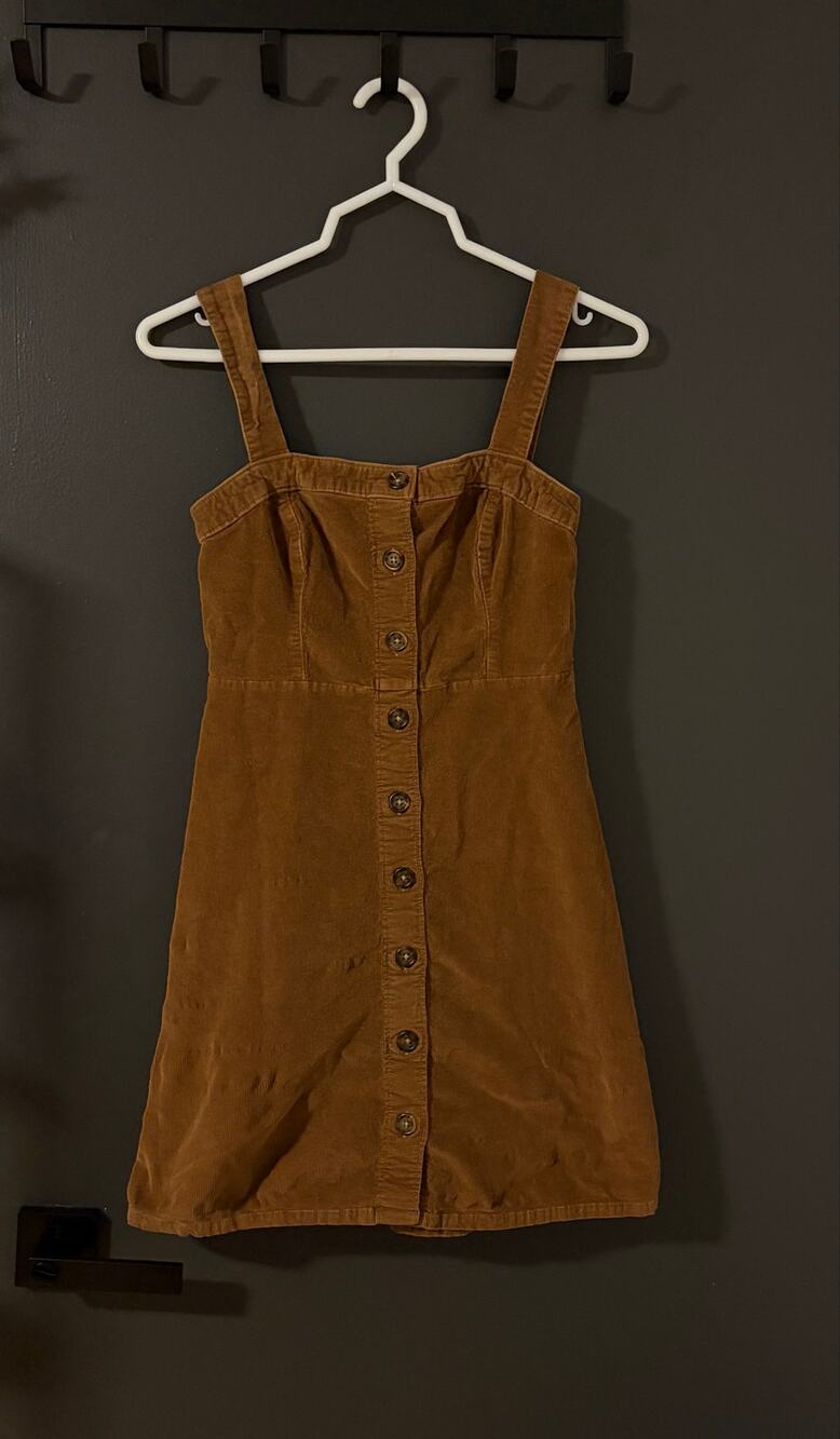 Hollister Brown Jean Dress with Buttons
